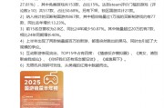 2025上半年國產買斷制遊戲銷量榜：《撈女遊戲》登頂