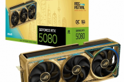 華碩RTX 5080黃金版顯卡登陸國內市場：售價16599元！