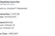 《植物大戰僵屍：重植版》PS5容量僅1.5GB