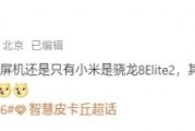 曝小米16獨搭驍龍8Elite 2小屏旗艦！6.3英寸