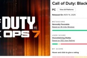 《黑色行動7》M站評分創系列新低