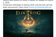 《艾爾登法環》真人電影2028年上映